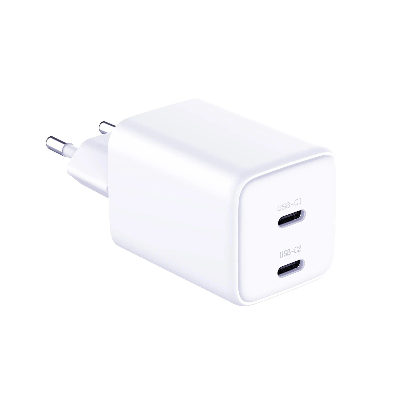 3mk Hyper Charger PD 45W QC4+ PPS 2C Super-Fast Charge 2.0 Wandladegerät - Weiß