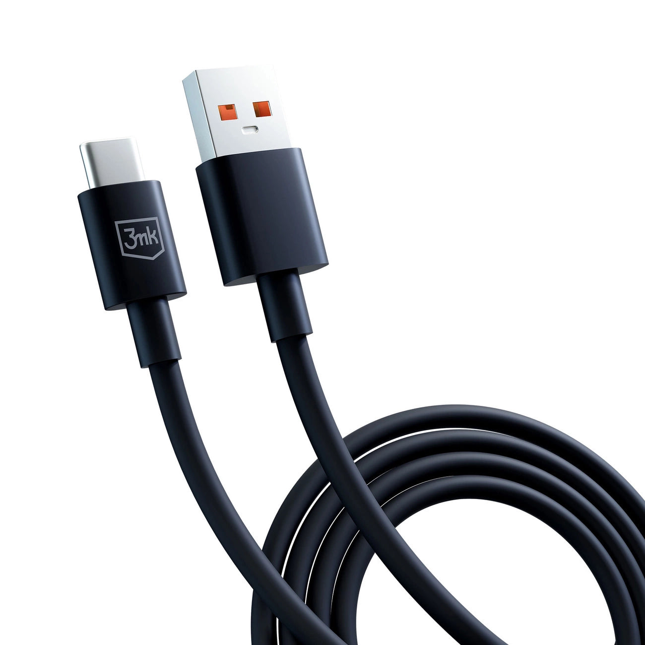 3mk Hyper Kabel USB-A / USB-C 1,2 m 5 A - schwarz