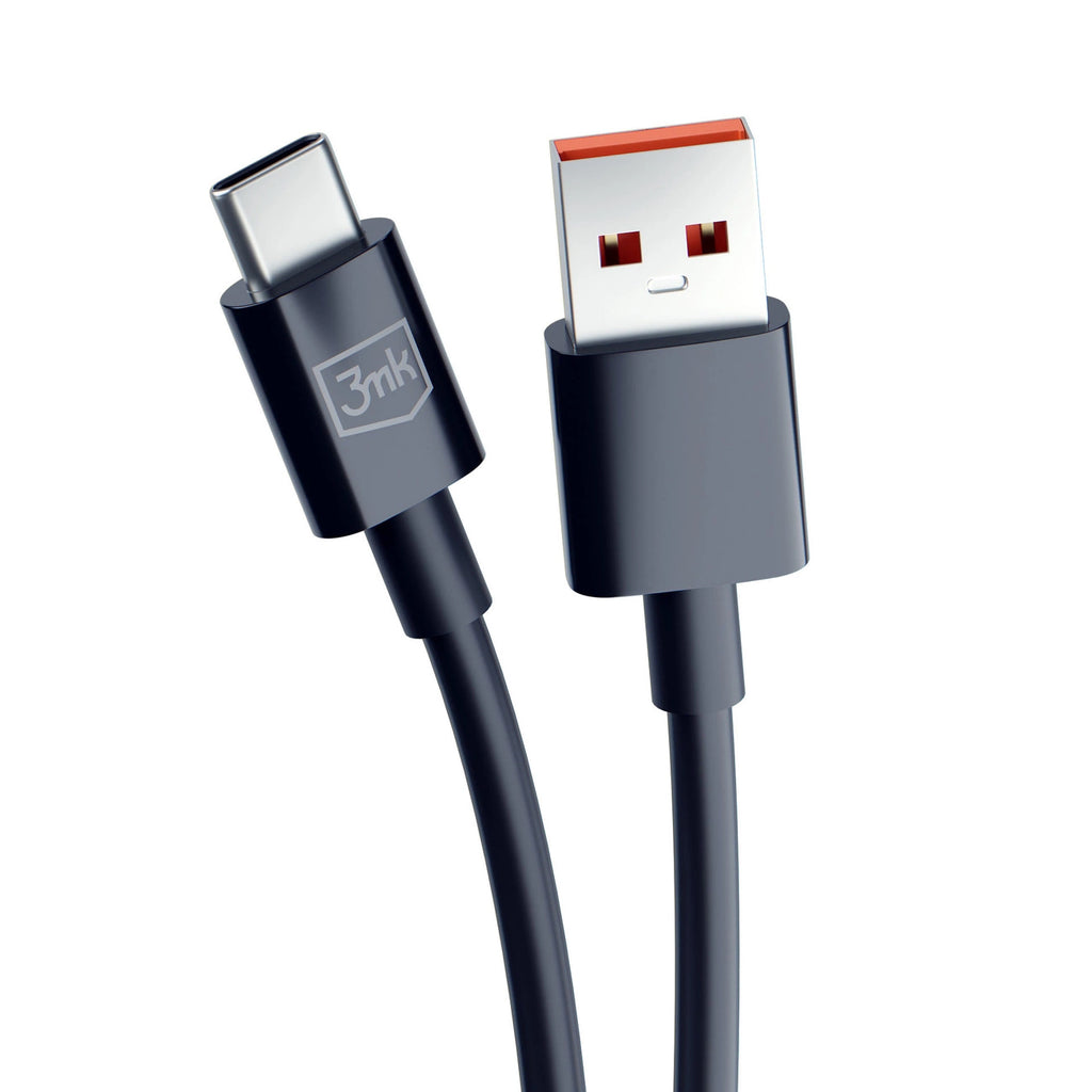 3mk Hyper Kabel USB-A / USB-C 1,2 m 5 A - schwarz