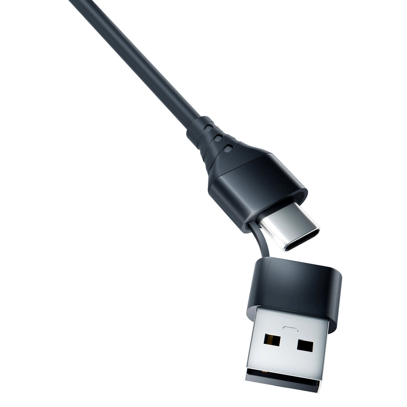 3mk Hyperkabel 3in1 USB-A – USB-C / USB-C – Micro-USB – Lightning 1,5 m – Schwarz