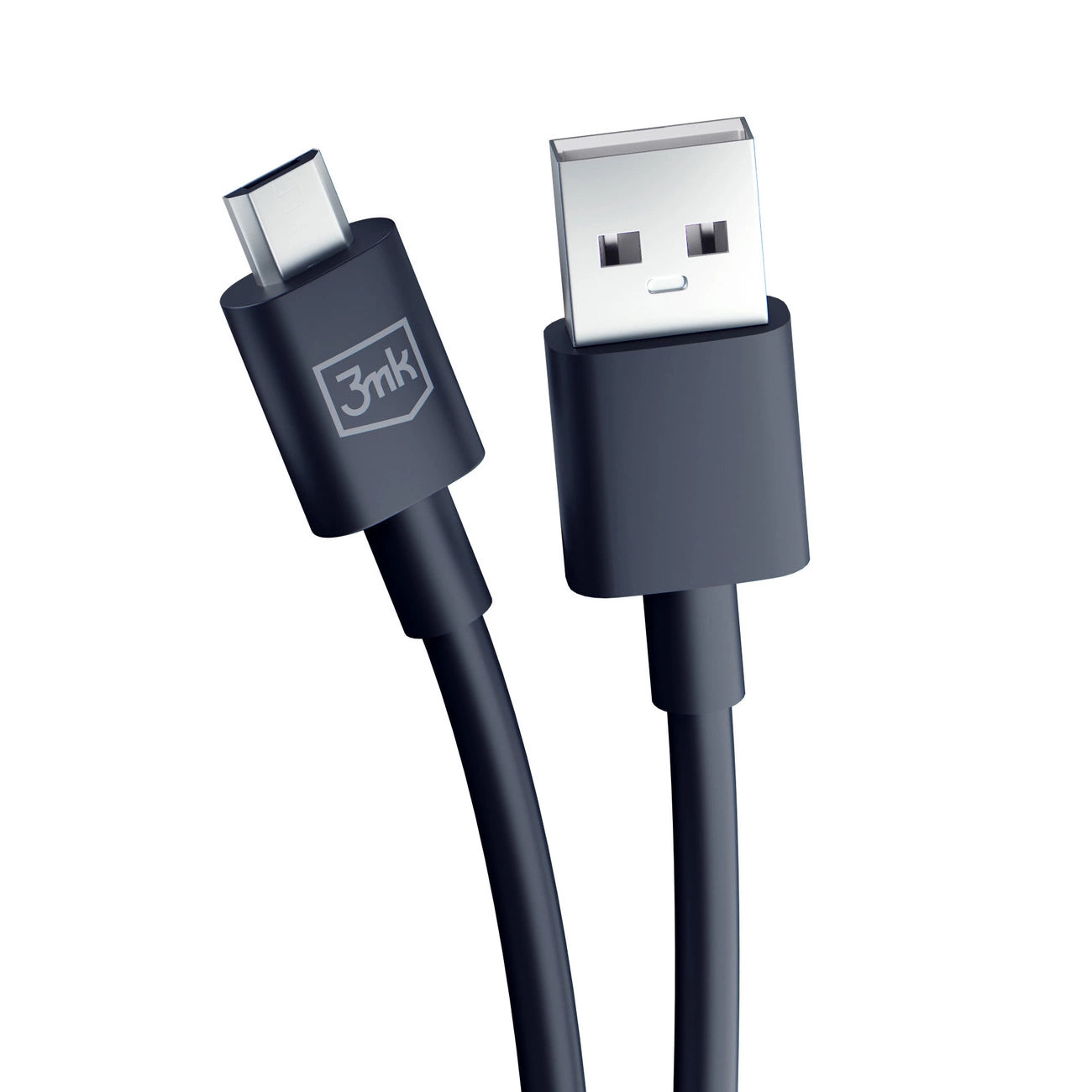 3mk Hyperkabel USB-A / Micro-USB 5V 2,4A 1,2m - Schwarz