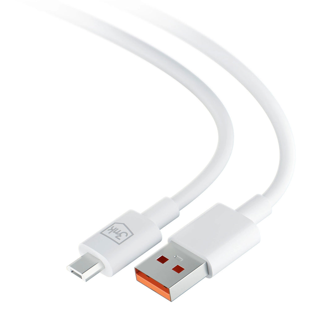 3mk Hyperkabel USB-A / Micro-USB 5V 2,4A 1,2m - Weiß