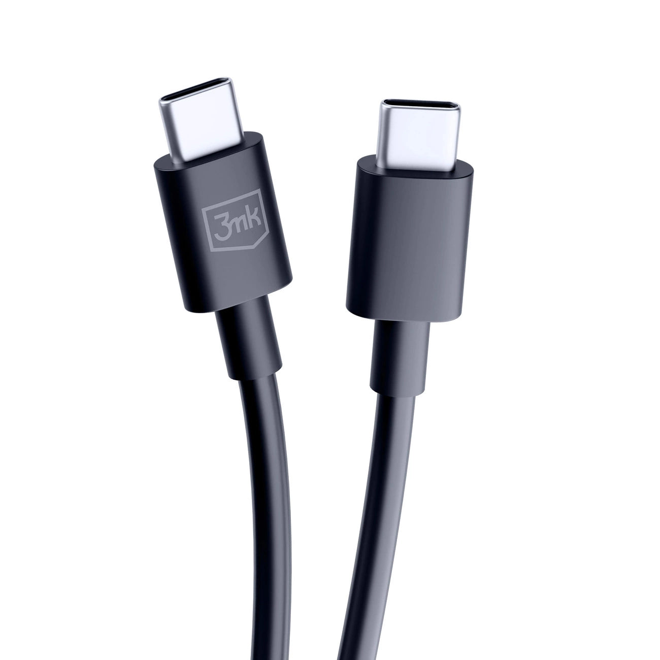 3mk Hyperkabel USB-C / USB-C 100 W 1,2 m – Schwarz