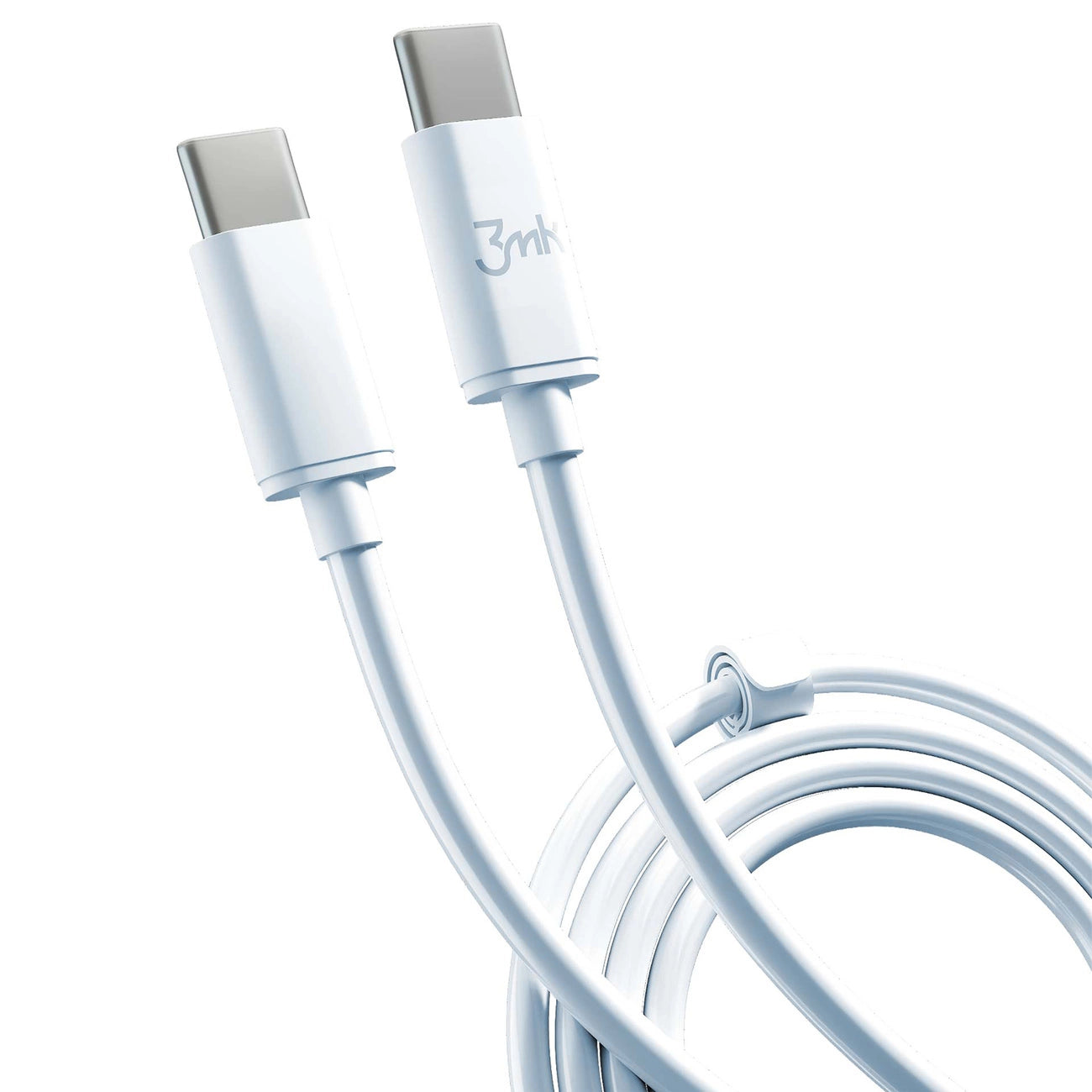 3mk Hyperkabel USB-C / USB-C 100W 2m - weiß