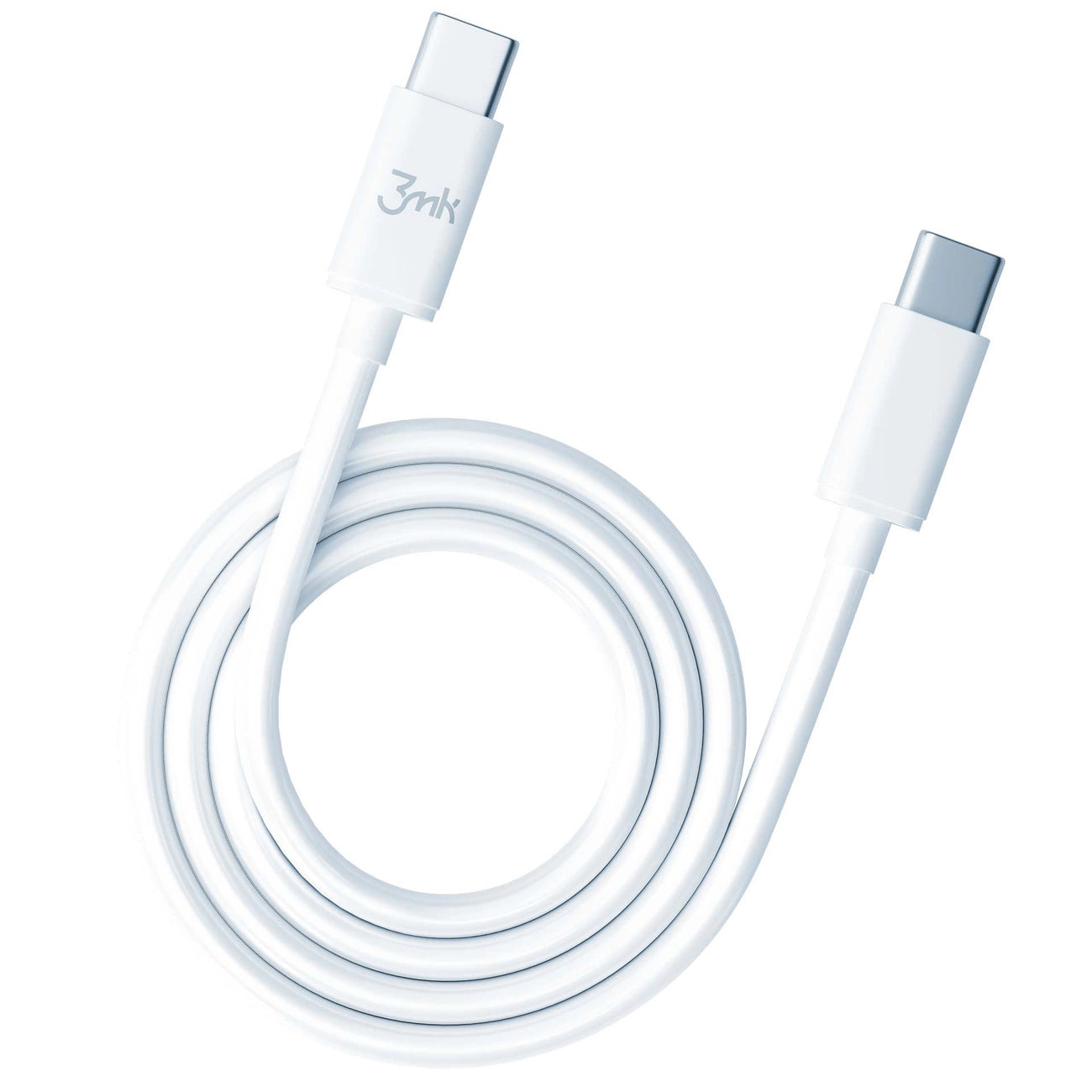 3mk Hyperkabel USB-C / USB-C 100W 2m - weiß