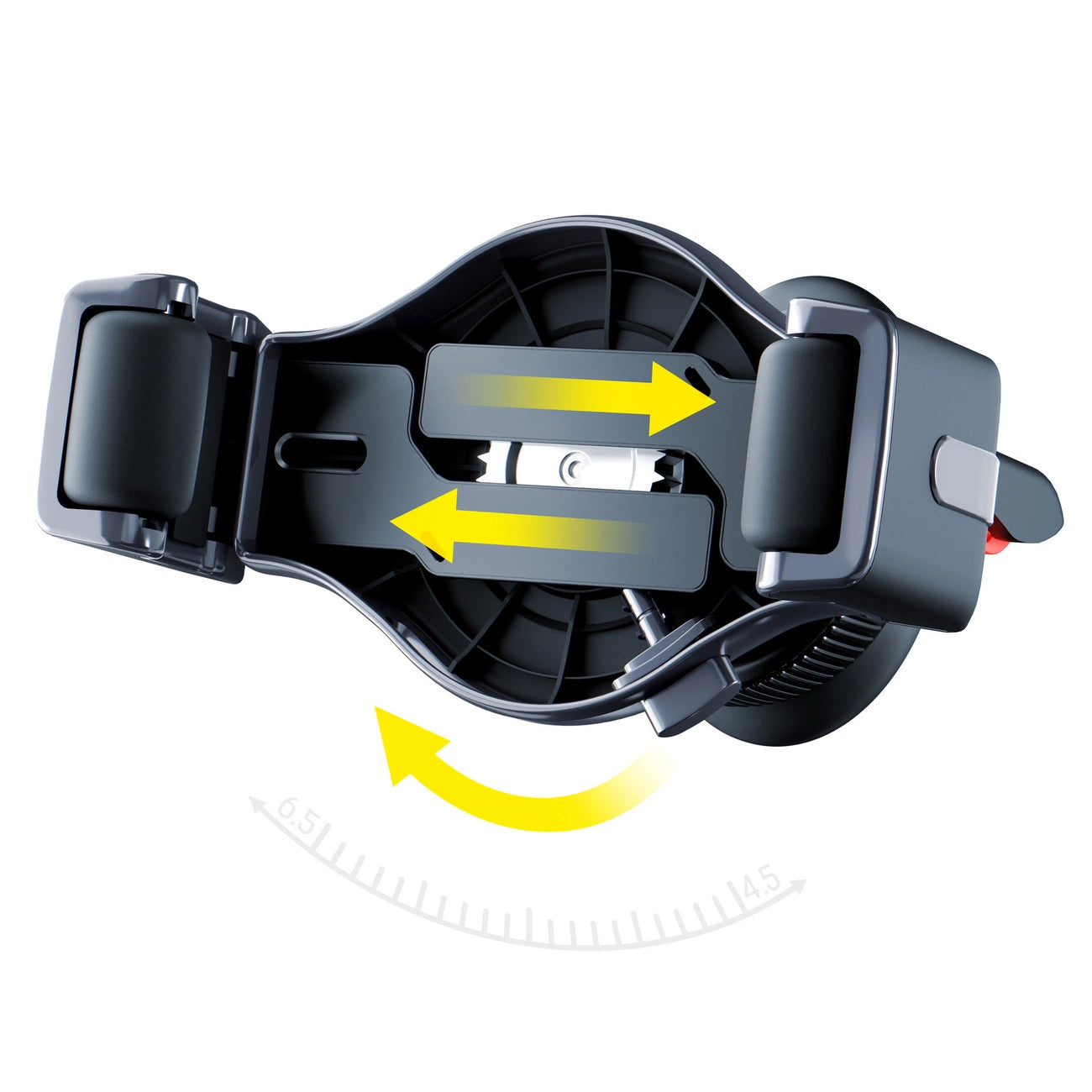 3mk Memo Hug Autotelefonhalter für Lüftungsschlitze – Schwarz