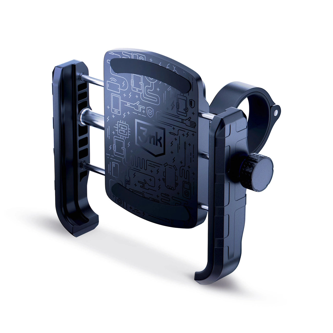 3mk Steel Bike Holder Fahrrad-Handyhalter – Schwarz