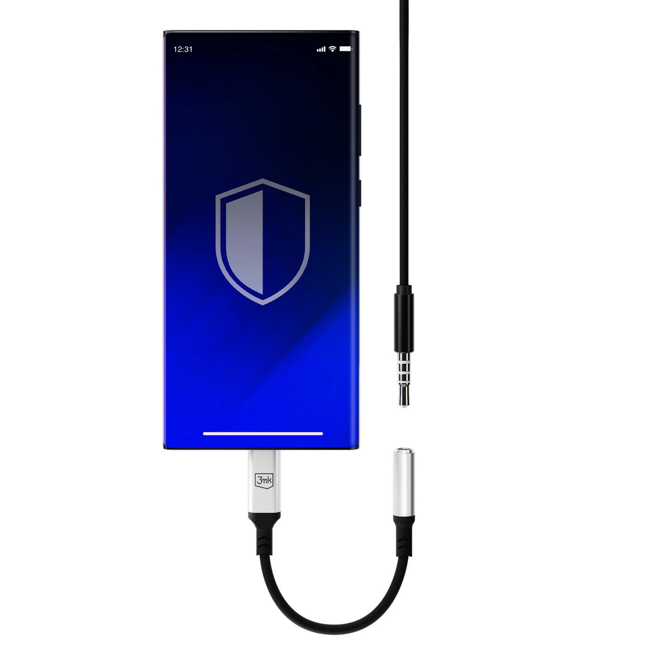 3mk USB-C-Adapter – 3,5-mm-Miniklinke – Silber