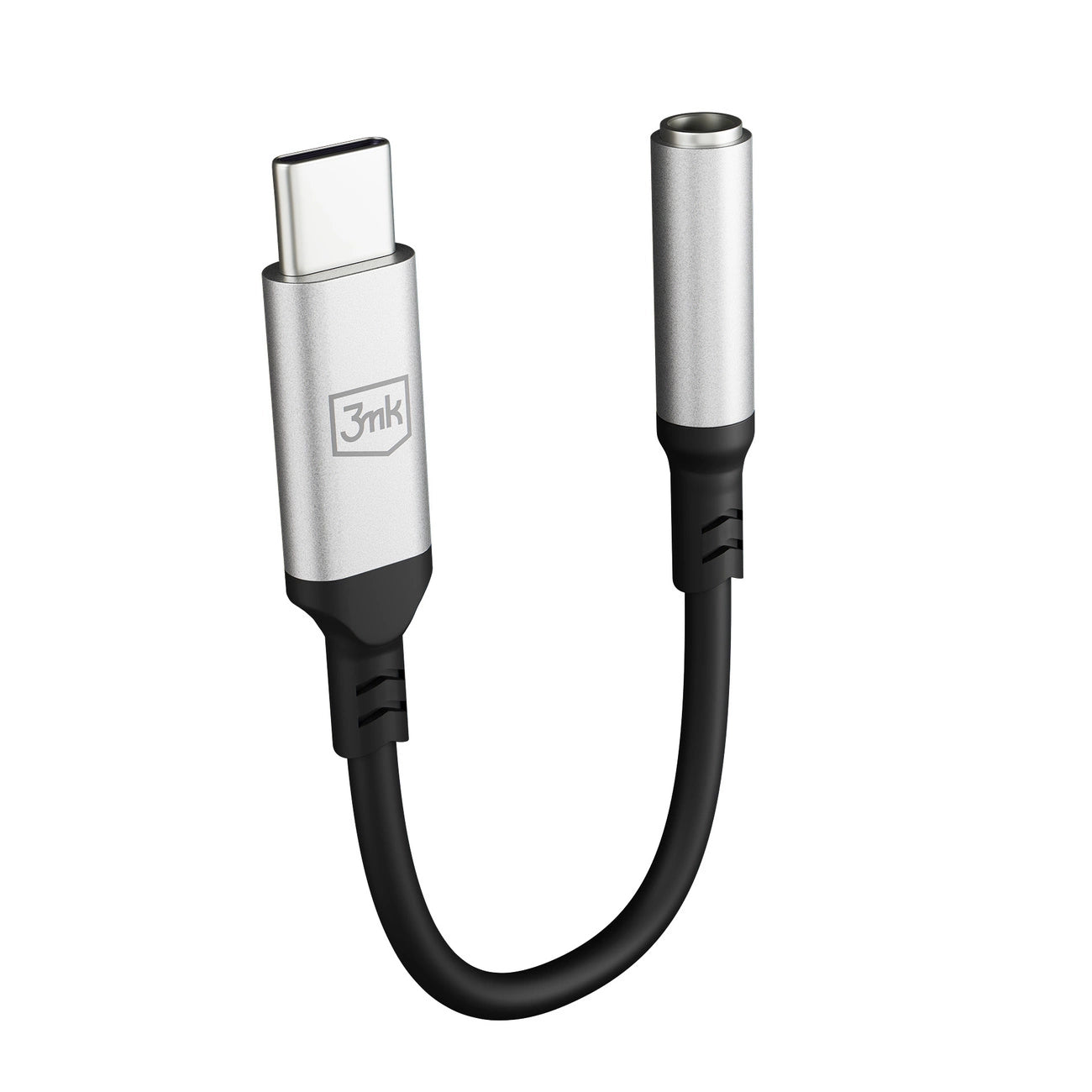 3mk USB-C-Adapter – 3,5-mm-Miniklinke – Silber