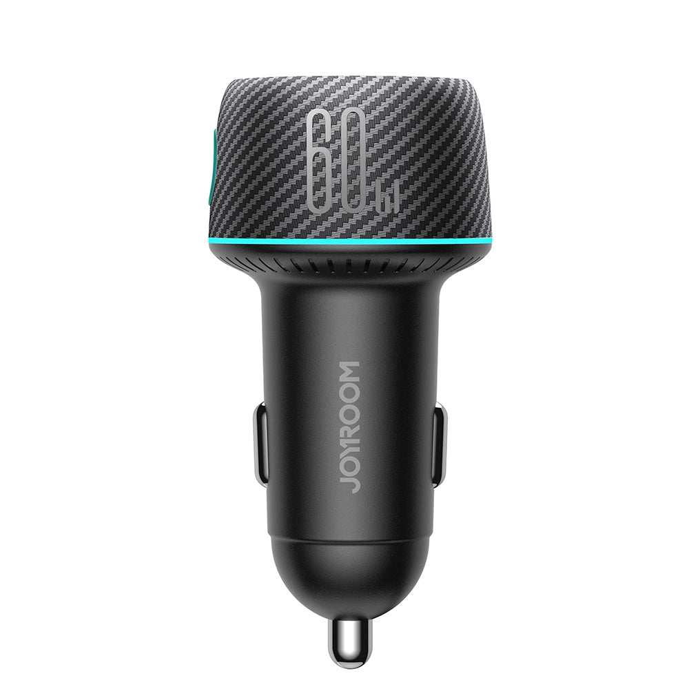 60W USB-C USB-A Autoladegerät Joyroom JR-CCN01 - Schwarz