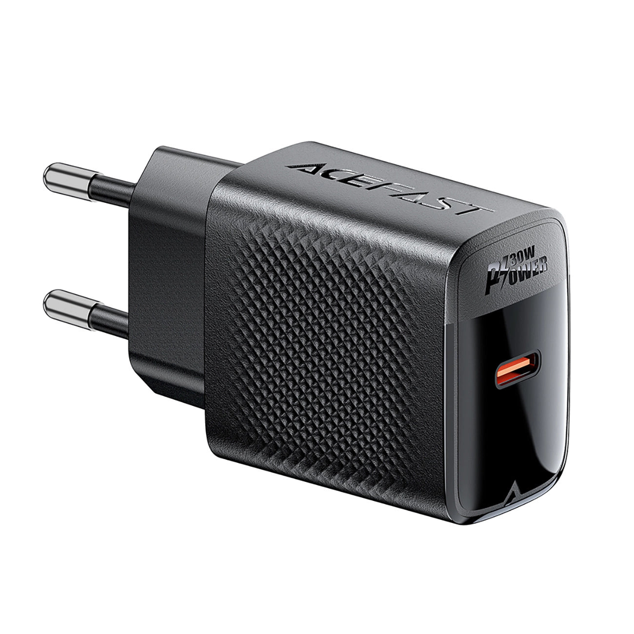 Acefast A102 GaN USB-C PD 30W Netzwerkladegerät – Schwarz