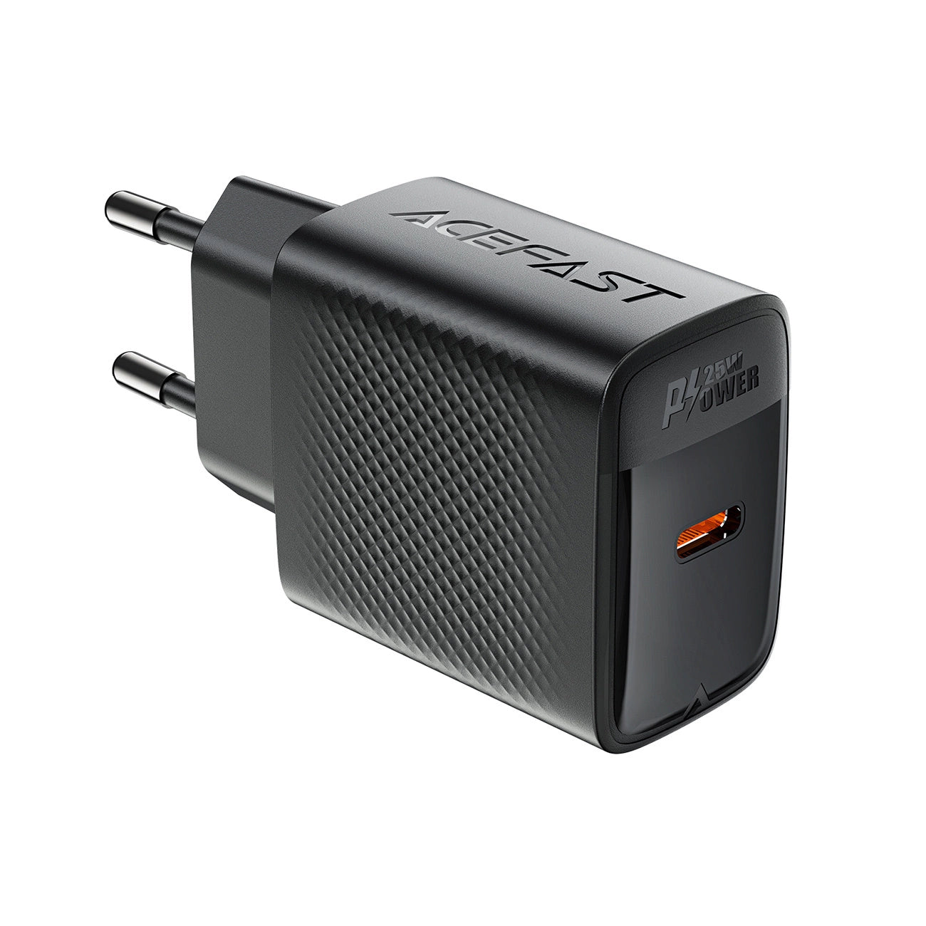 Acefast A104 GaN USB-C PD SFC 25W Netzwerkladegerät - Schwarz