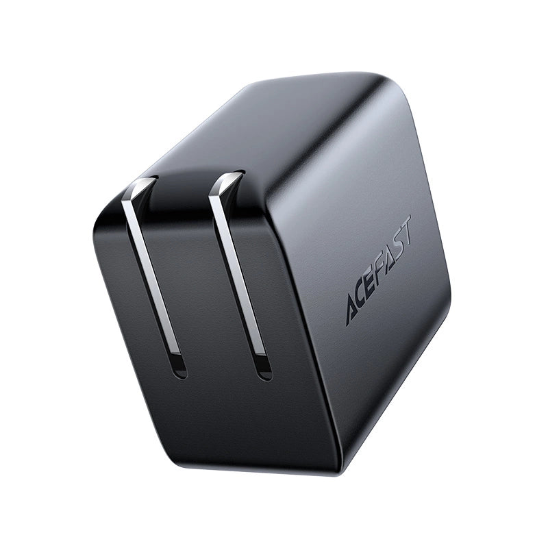 Acefast A3 PD20W Wandladegerät mit USB-C mit US-Anschluss – Schwarz