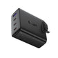 Acefast A97 PD100W GaN-Wandladegerät (3 x USB-C + USB-A) mit UK-Stecker – Schwarz