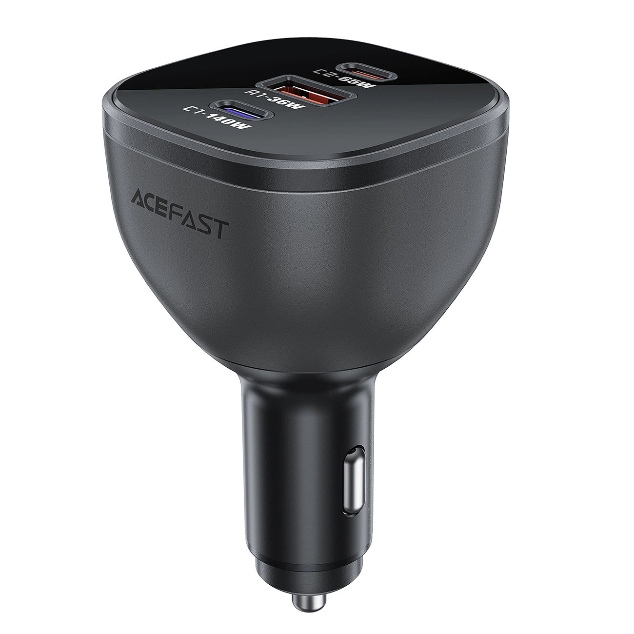 Acefast B14 Autoladegerät 165W 2x USB-C 1x USB-A - Schwarz