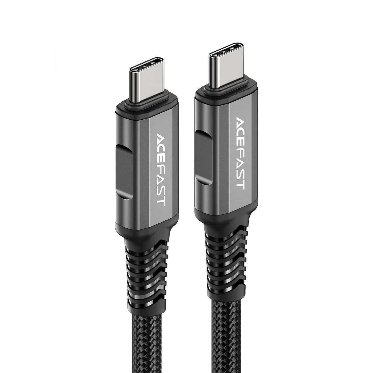 Acefast C1-09 USB-C / USB-C USB4 PD3.1 Kabel 5A 1m - grau-schwarz