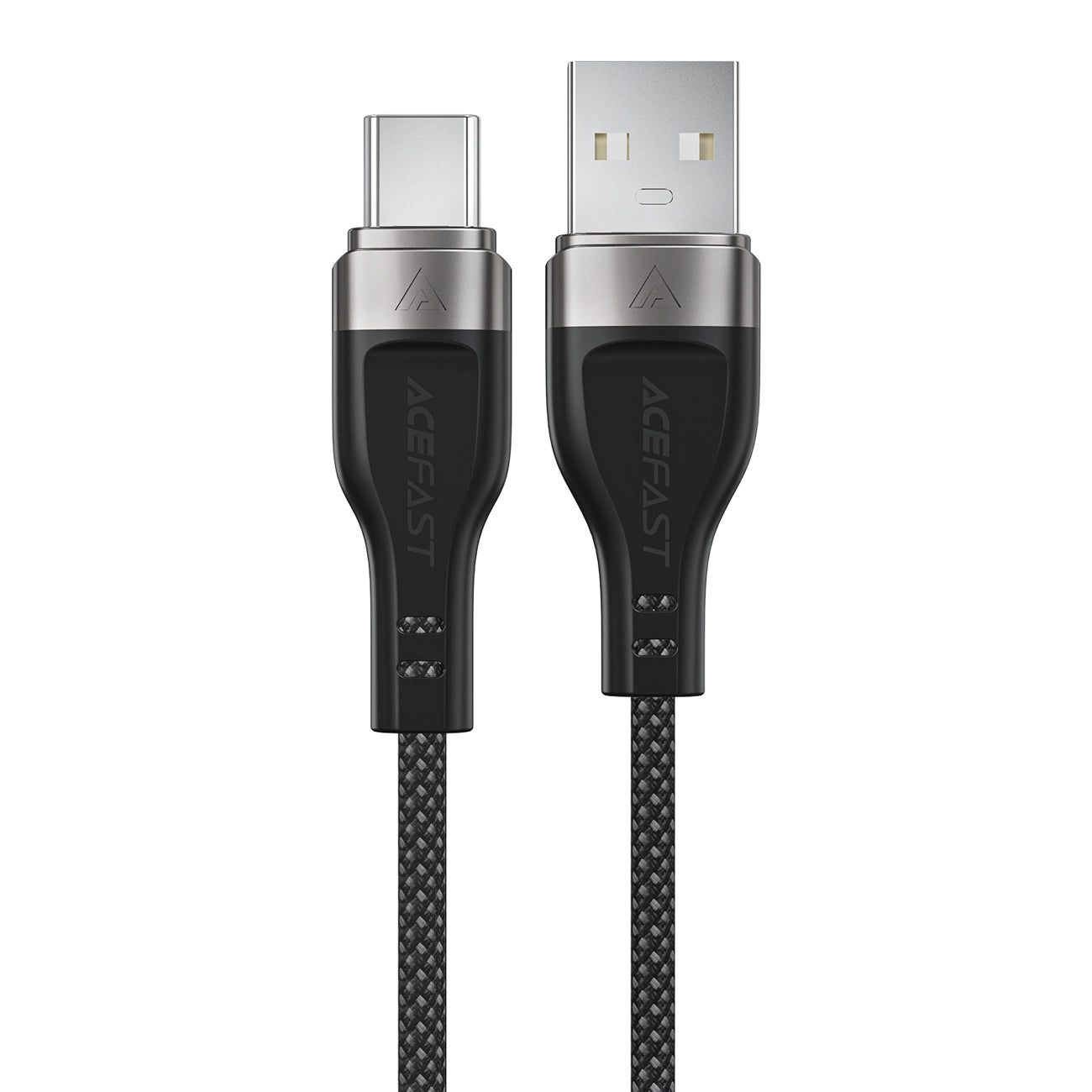 Acefast C11-04 USB-A - USB-C 3A Kabel 1,2m Magnetgeflecht - Schwarz