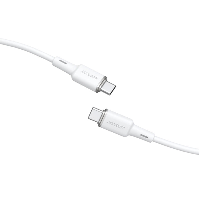 Acefast C2-03-CC USB-C – USB-C PD QC-Kabel 60 W 3 A 480 Mbit/s 1,2 m – Weiß