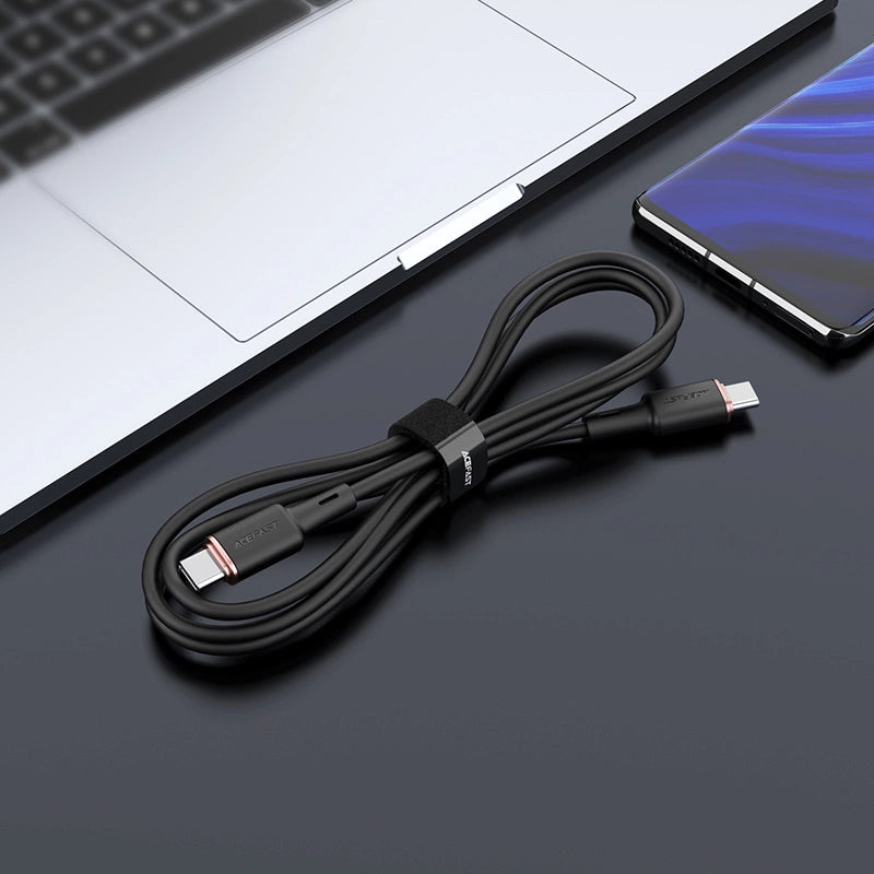 Acefast C2-03-CC USB-C – USB-C PD QC-Kabel 60 W 3 A 480 Mbit/s 1,2 m – grün