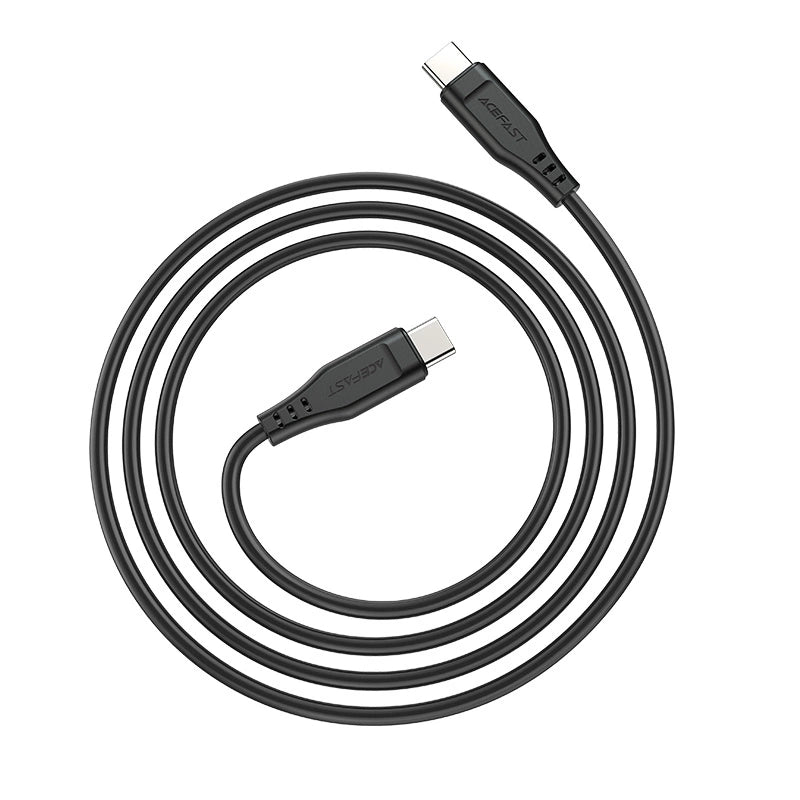 Acefast C3-03 USB-C – USB-C PD QC-Kabel 60 W 3 A 480 Mbit/s 1,2 m – Weiß