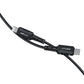 Acefast C4-01 Lightning – USB-C PD-Kabel 30 W 3 A 480 Mbit/s 1,8 m – Schwarz