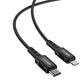 Acefast C4-01 Lightning – USB-C PD-Kabel 30 W 3 A 480 Mbit/s 1,8 m – Schwarz