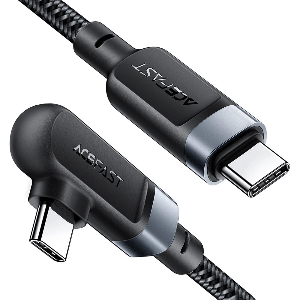 Acefast C5-03 Schwarz USB-C – USB-C PD QC-Kabel 100 W 5 A 480 Mbit/s 2 m – Schwarz
