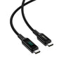 Acefast C6-03 Schwarz USB-C - USB-C PD QC-Kabel 100 W 5 A 480 Mbit/s 2 m – Schwarz