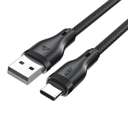Acefast C8-04 USB-A / USB-C 3A 1.2m Kabel - schwarz