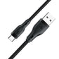 Acefast C8-04 USB-A / USB-C 3A 1.2m Kabel - schwarz