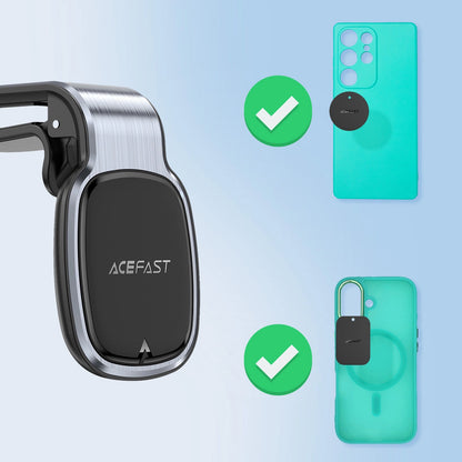 Acefast D16 Magnetische Auto-Lüftungshalterung - Kein MagSafe erforderlich - Grau