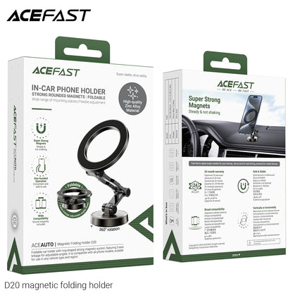 Acefast D20 faltbarer Magnethalter – grau