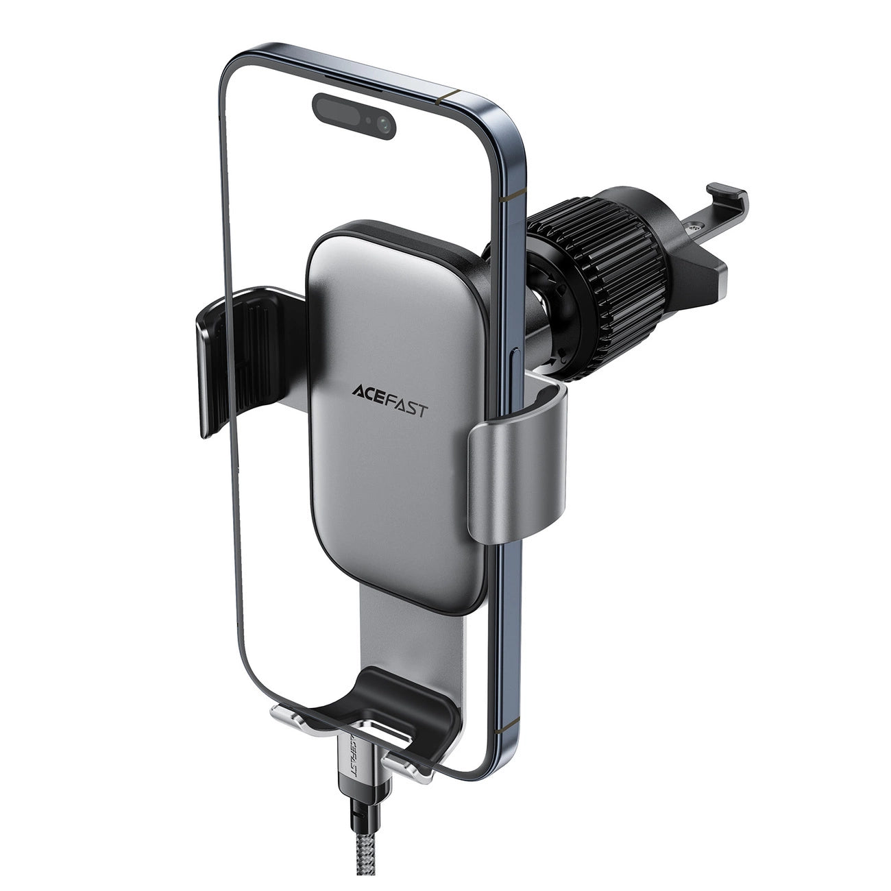 Acefast D38 Schwerkraft-Autohalterung für Lüftungsschlitze – schwarz