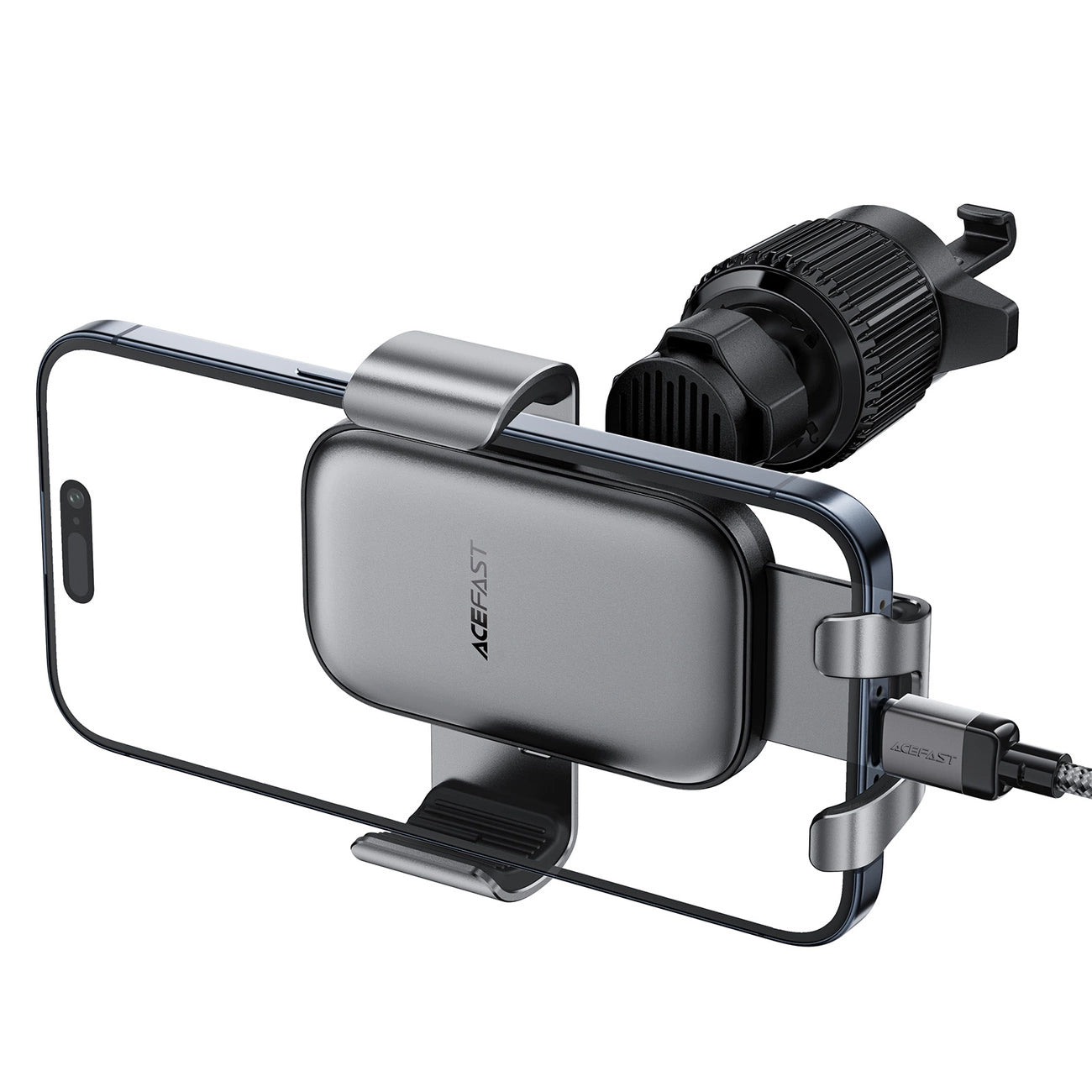 Acefast D38 Schwerkraft-Autohalterung für Lüftungsschlitze – schwarz
