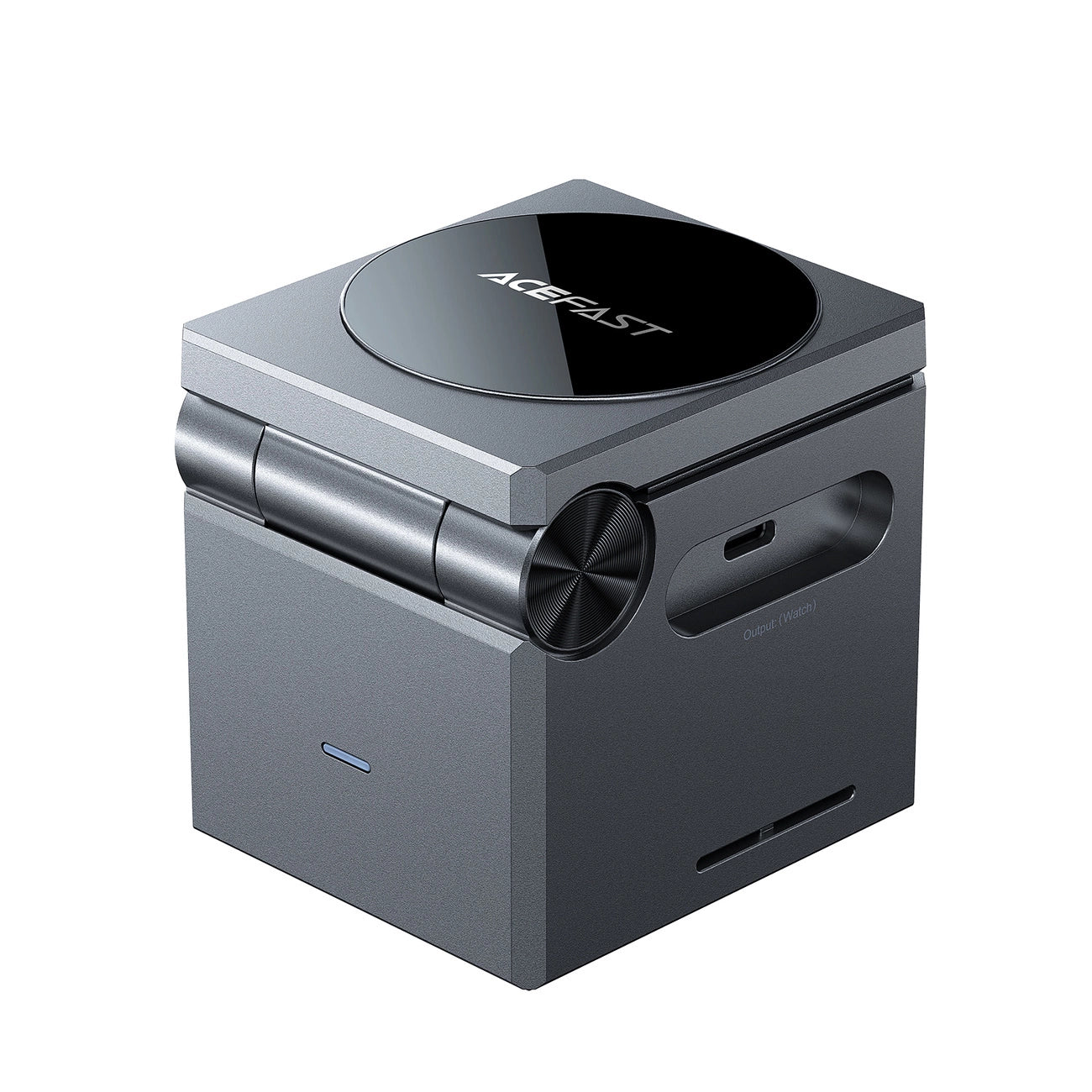 Acefast E18 Rubik's Cube 3 in 1 induktives Ladegerät - Schwarz