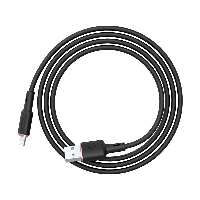 Acefast Kabel MFI USB - Lightning 1,2m, 2,4A schwarz (C2-02 schwarz)