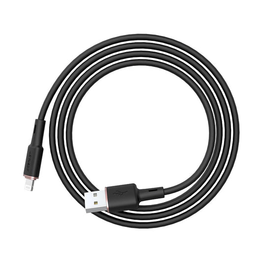 Acefast Kabel MFI USB - Lightning 1,2m, 2,4A schwarz (C2-02 schwarz)