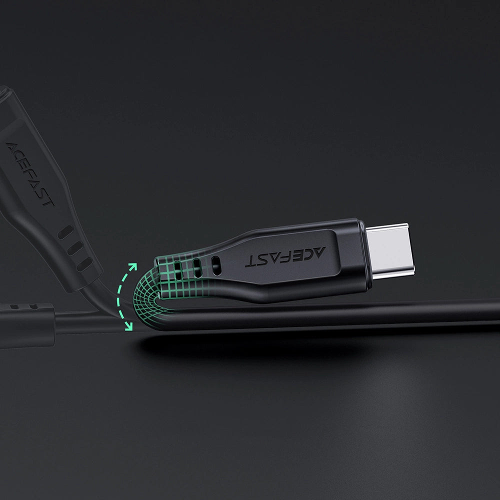 Acefast Kabel MFI USB Typ C - Lightning 1,2m, 30W, 3A schwarz (C3-01 schwarz)