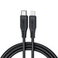 Acefast Kabel MFI USB Typ C - Lightning 1,2m, 30W, 3A schwarz (C3-01 schwarz)