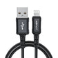 Acefast MFI USB - Lightning -Kabel 1,8 m, 2,4 A schwarz (C4-02 A Black)