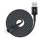 Acefast MFI USB - Lightning -Kabel 1,8 m, 2,4 A schwarz (C4-02 A Black)