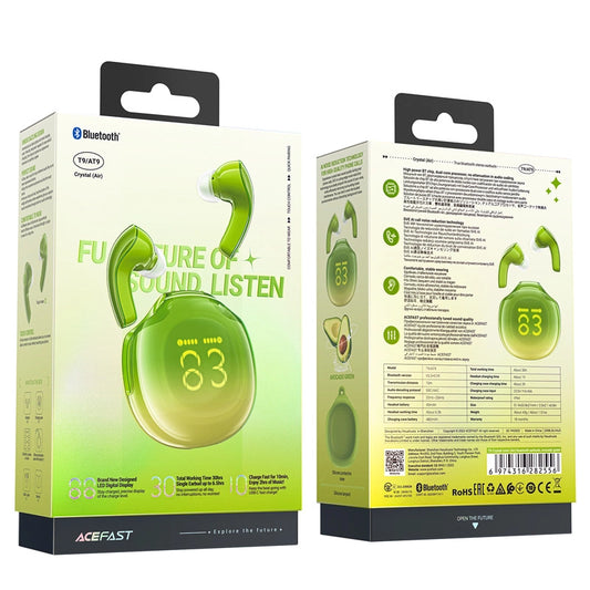 Acefast T9 Bluetooth 5.3 kabellose In-Ear-Kopfhörer – grün