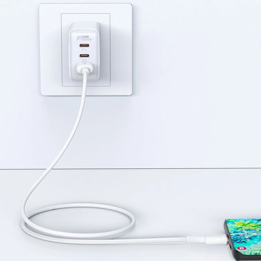 Acefast USB-Kabel - USB Typ C 1,2 m, 3 A weiß (C2-04 weiß)