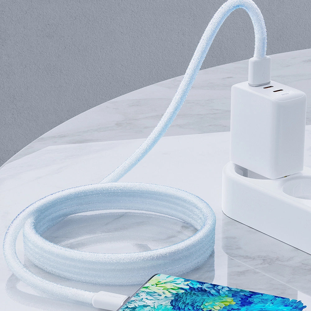 Acefast USB-Kabel - USB Typ C 1,2 m, 3 A weiß (C2-04 weiß)