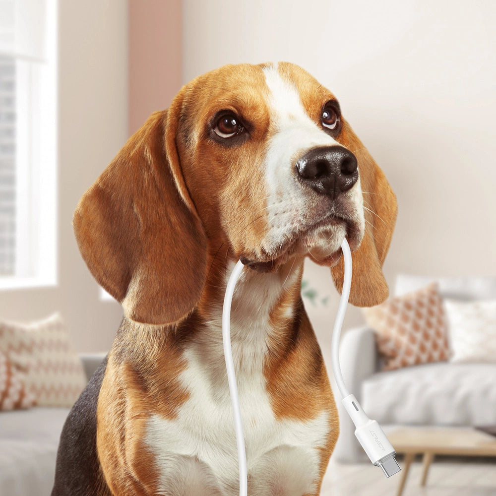 Acefast USB-Kabel - USB Typ C 1,2 m, 3 A weiß (C2-04 weiß)