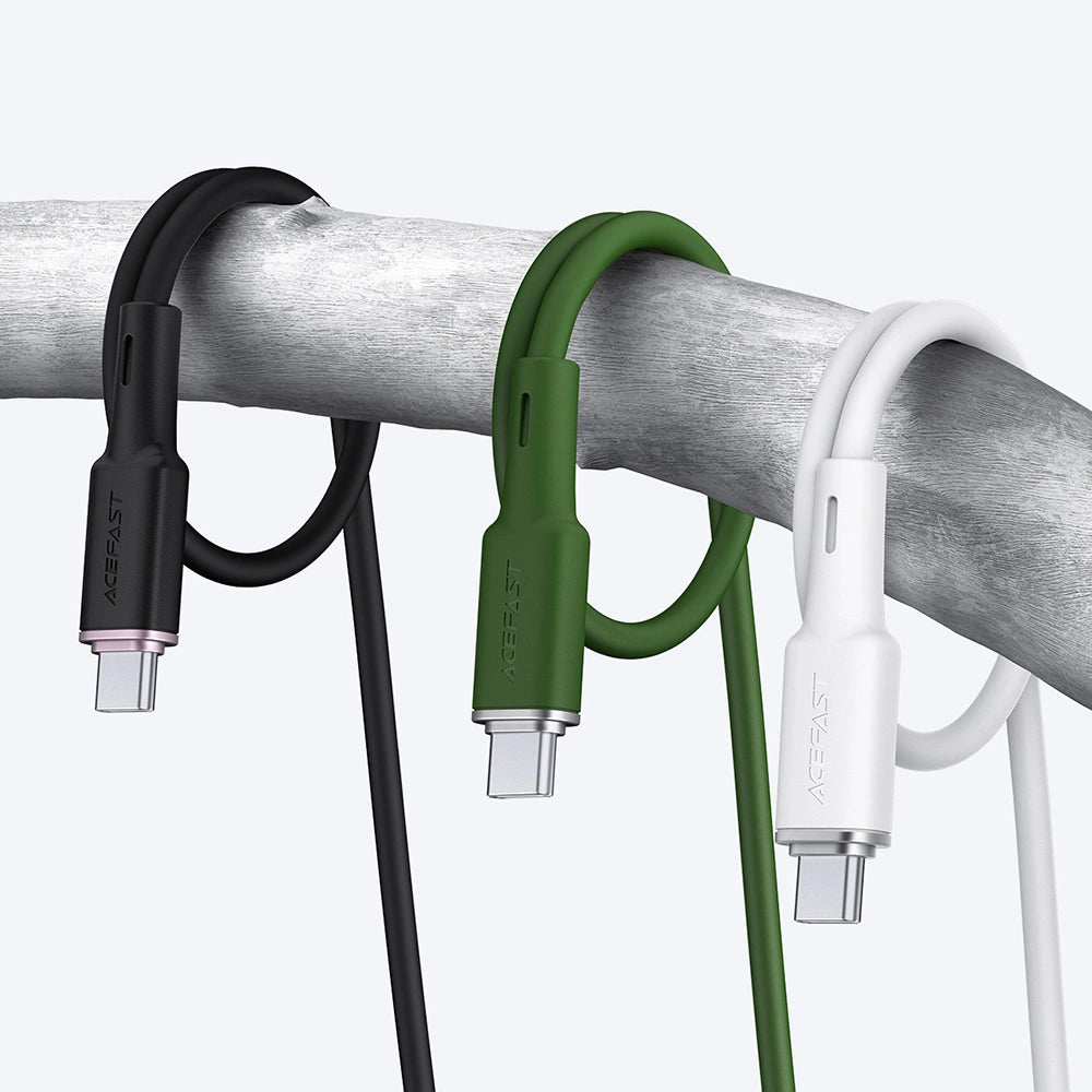 Acefast USB-Kabel - USB Typ C 1,2 m, 3 A weiß (C2-04 weiß)