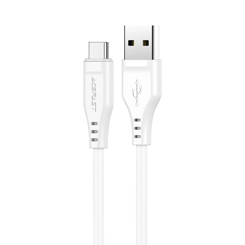 Acefast USB-Kabel - USB Typ C 1,2 m, 3 A weiß (C3-04 weiß)