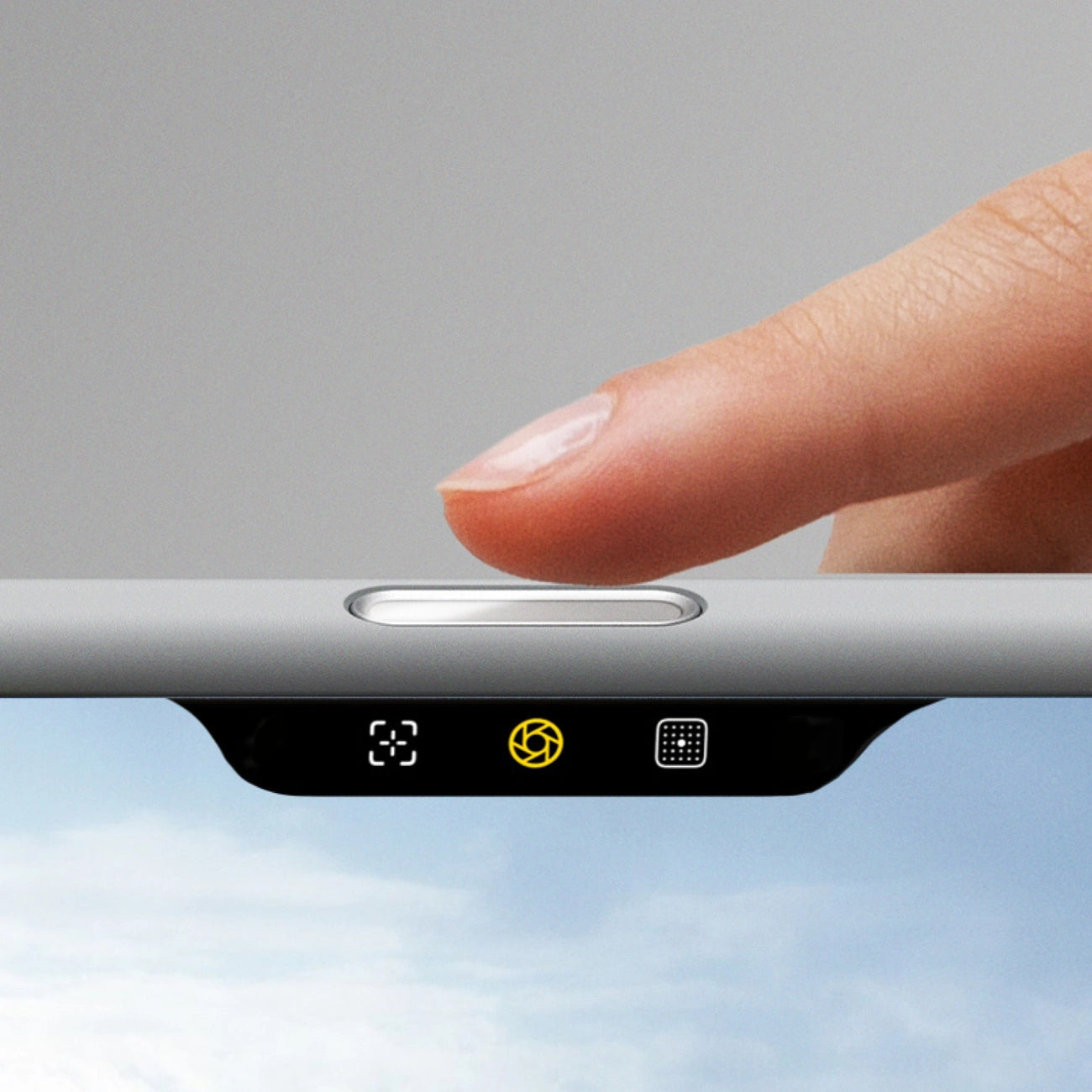 AmazingThing Cloudie iPhone 17 Pro Hülle mit Ständer - Grau