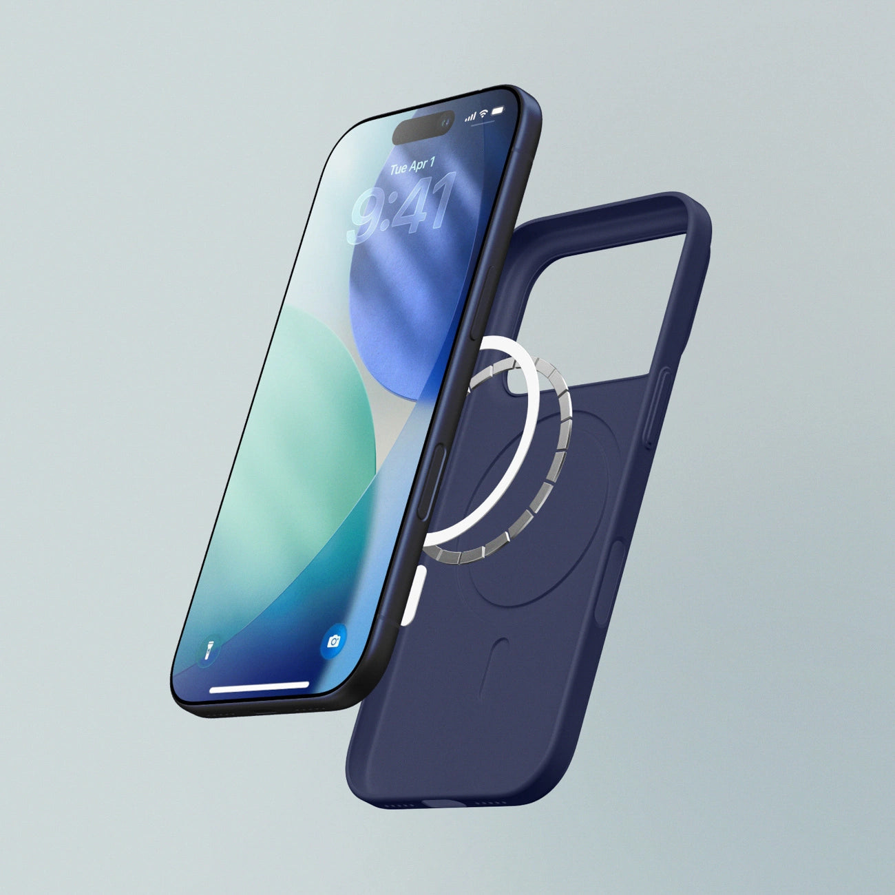 AmazingThing Minimal Air Case für iPhone 17 Pro Max, kompatibel mit MagSafe, Blau