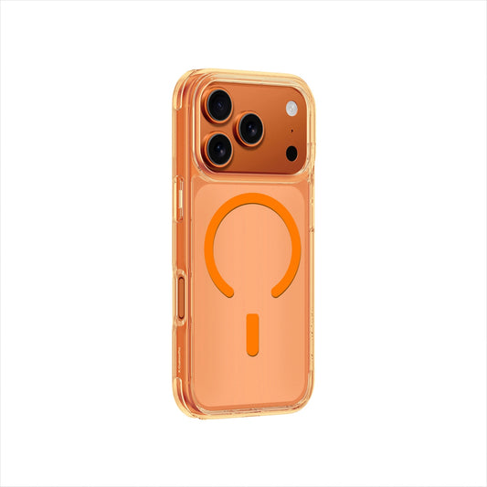 AmazingThing Minimalistische Hülle für iPhone 17 Pro, kompatibel mit MagSafe – Orange